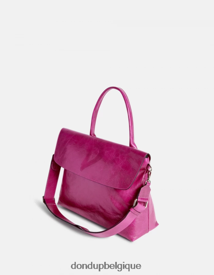 femmes accessoires DONDUP orchidée sac en cuir brillant 8826D0485