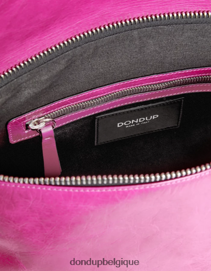 femmes accessoires DONDUP orchidée sac en cuir brillant 8826D0485
