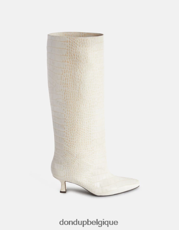femmes chaussure DONDUP baudet bottines en cuir effet crocodile 8826D0468