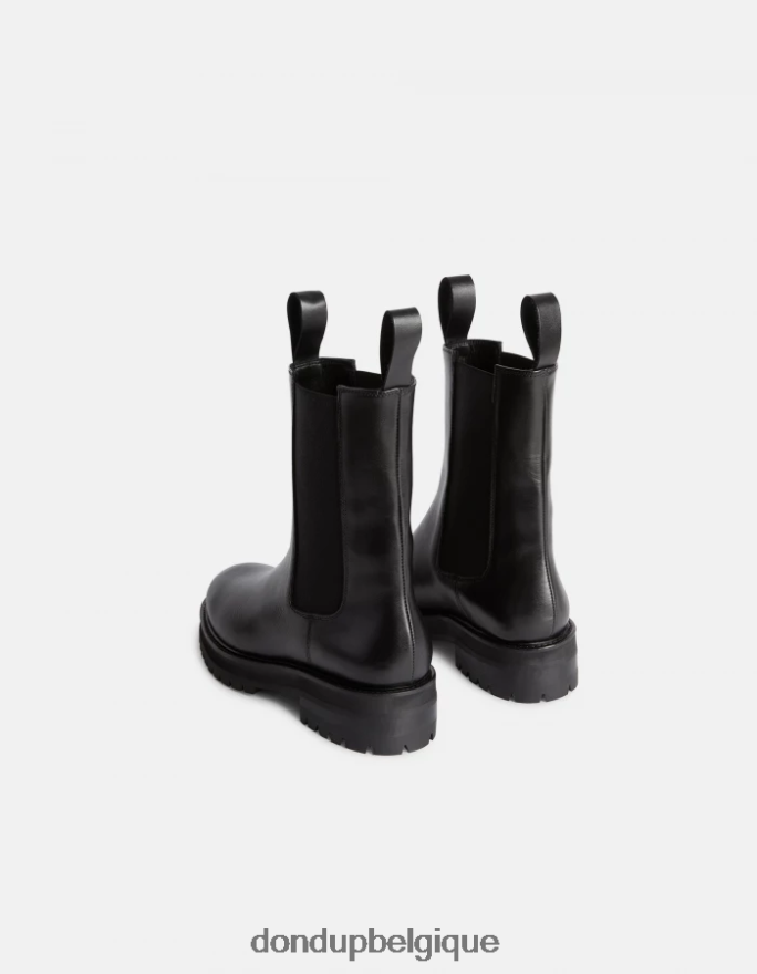 femmes chaussure DONDUP noir bottines beatles en veau nappa 8826D0459