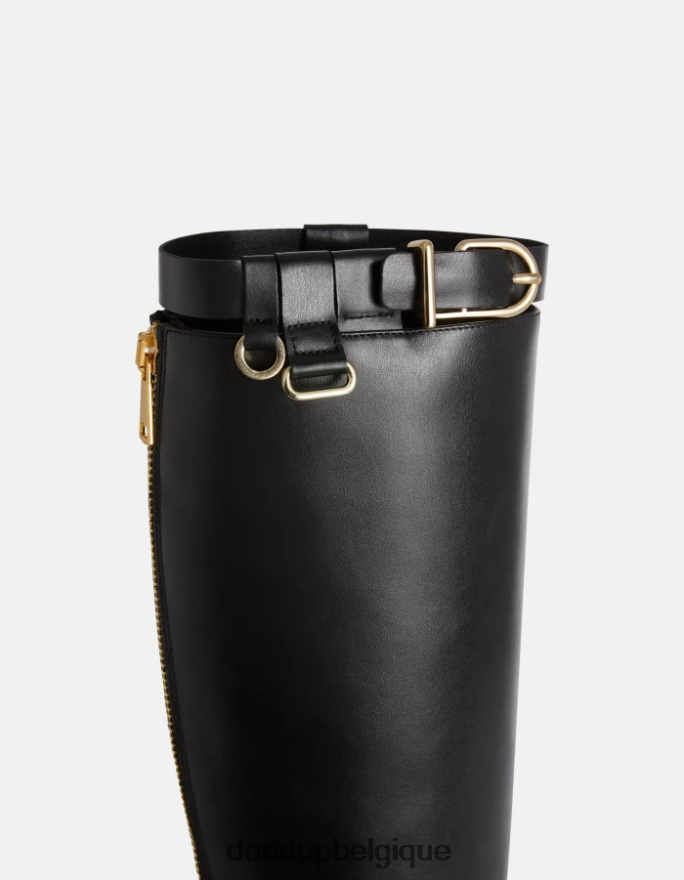 femmes chaussure DONDUP noir bottines en veau nappa 8826D0456