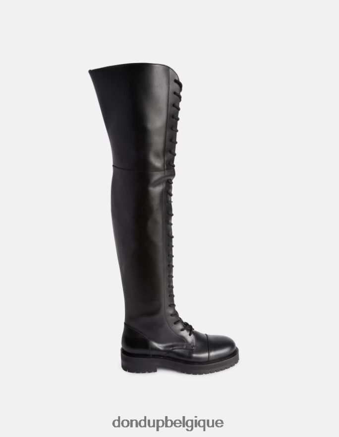 femmes chaussure DONDUP noir bottines en veau nappa 8826D0458
