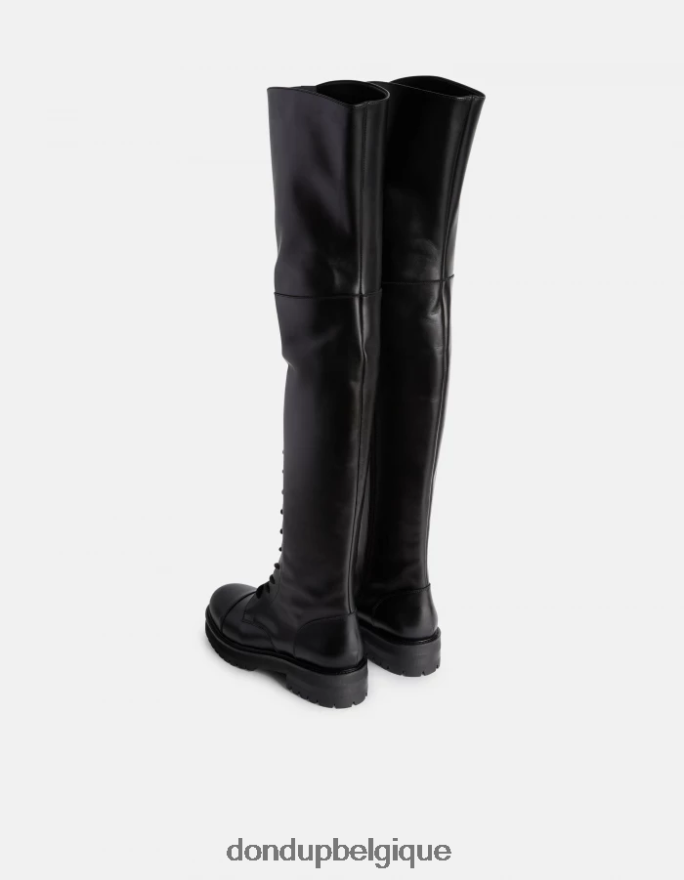 femmes chaussure DONDUP noir bottines en veau nappa 8826D0458