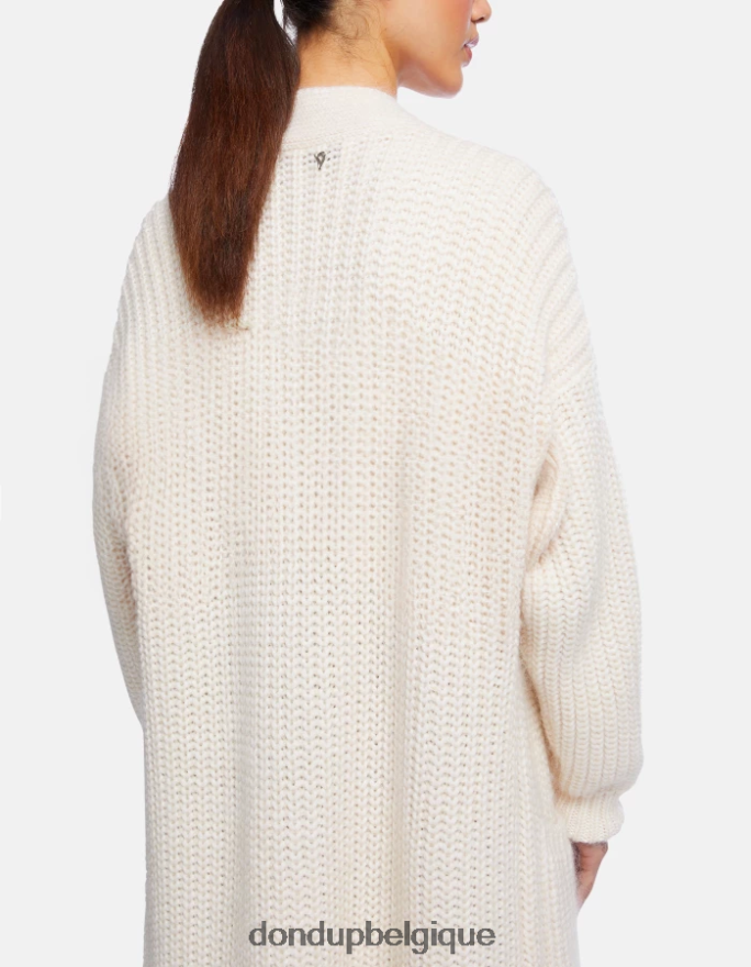 femmes vêtements DONDUP baudet cardigan en laine coupe classique 8826D0322
