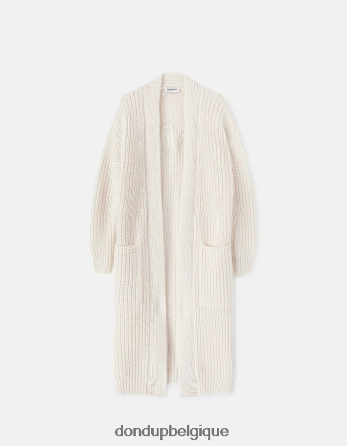 femmes vêtements DONDUP baudet cardigan en laine coupe classique 8826D0322