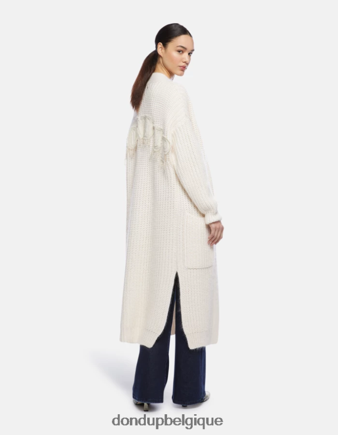 femmes vêtements DONDUP baudet cardigan en laine coupe classique 8826D0323