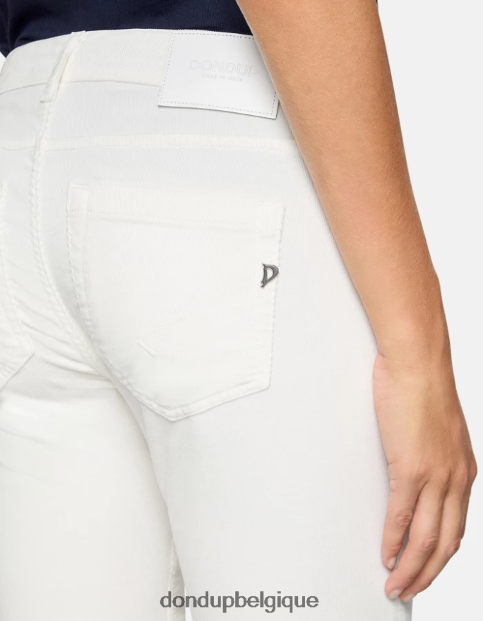 femmes vêtements DONDUP baudet monroe pantalon skinny en velours 8826D011