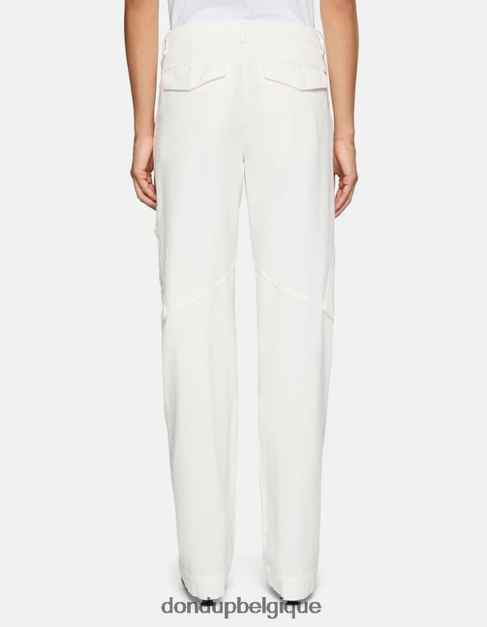femmes vêtements DONDUP baudet pantalon ample en velours camila 8826D0209