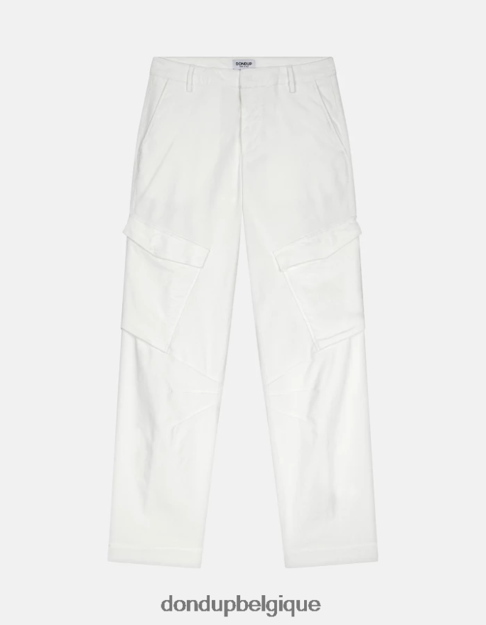 femmes vêtements DONDUP baudet pantalon ample en velours camila 8826D0209