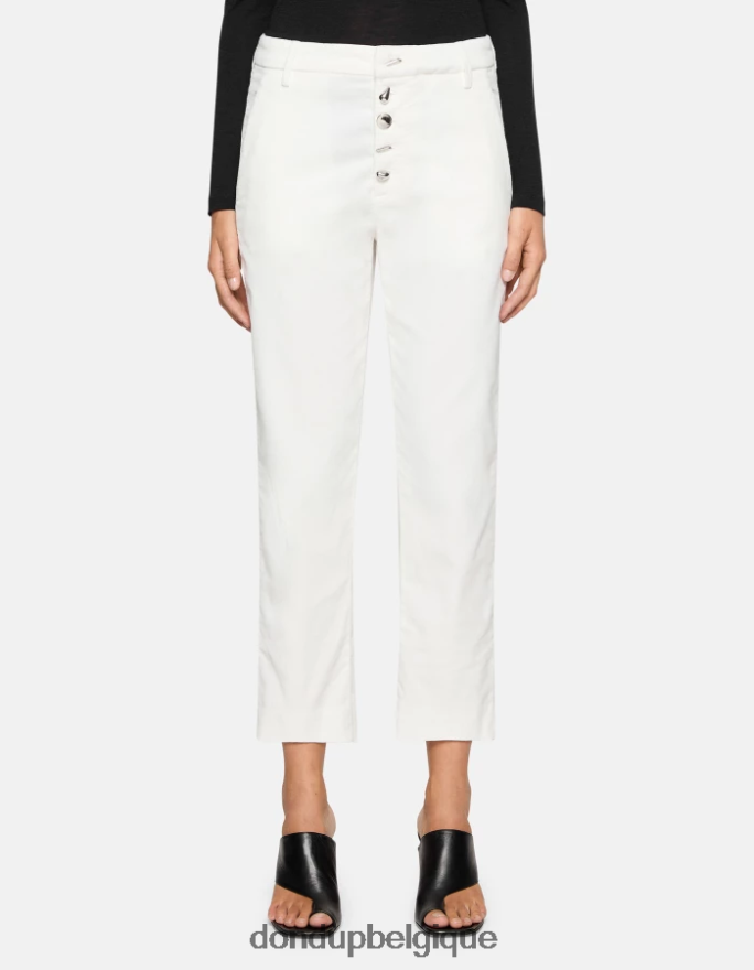 femmes vêtements DONDUP baudet pantalon ample en velours nima 8826D0135
