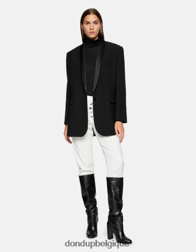 femmes vêtements DONDUP baudet pantalon ample en velours nima 8826D0135