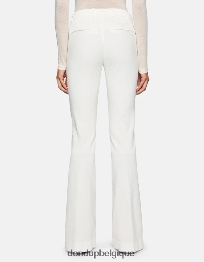 femmes vêtements DONDUP baudet pantalon bootcut lexi en velours 8826D0123