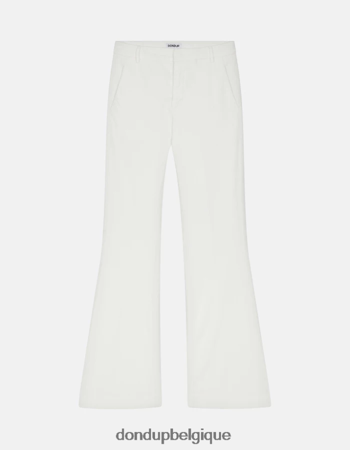 femmes vêtements DONDUP baudet pantalon bootcut lexi en velours 8826D0123