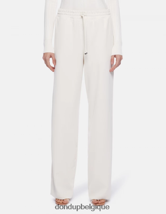 femmes vêtements DONDUP baudet pantalon de jogging en gabardine marisol 8826D0152