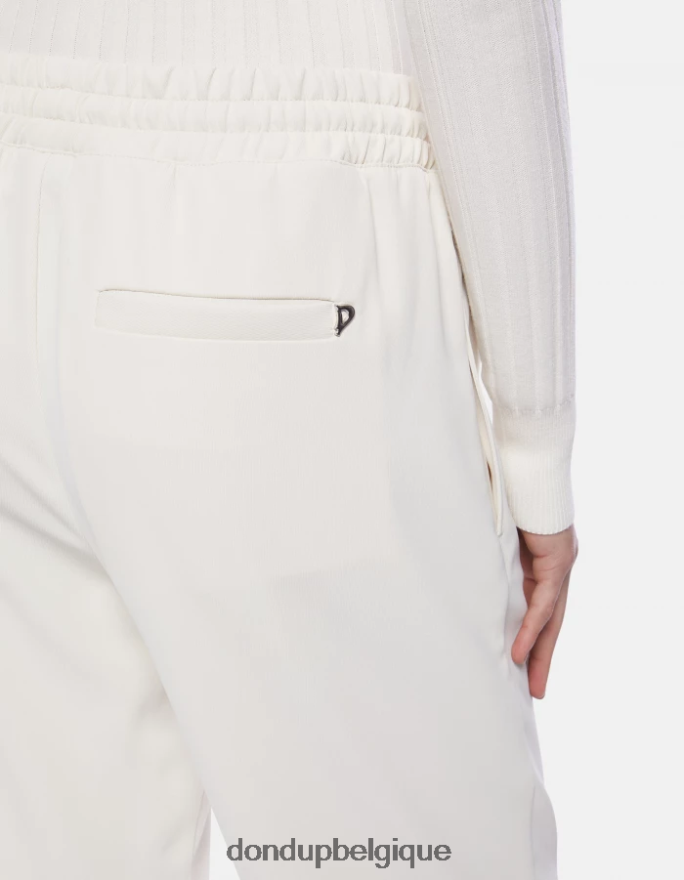 femmes vêtements DONDUP baudet pantalon de jogging en gabardine marisol 8826D0152