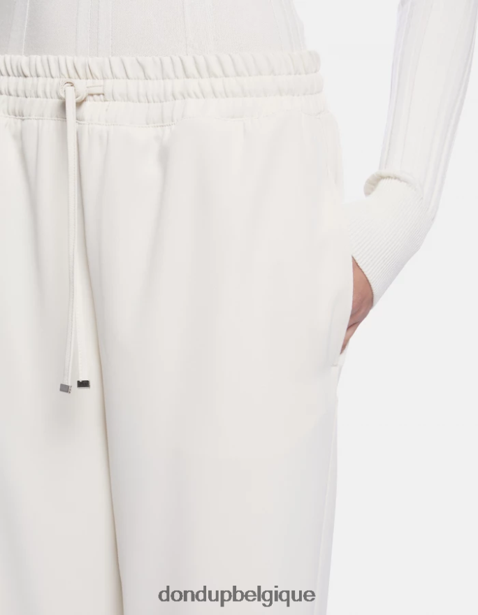 femmes vêtements DONDUP baudet pantalon de jogging en gabardine marisol 8826D0152