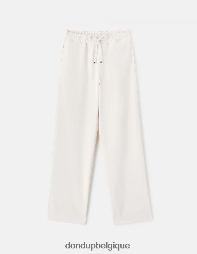 femmes vêtements DONDUP baudet pantalon de jogging en gabardine marisol 8826D0152