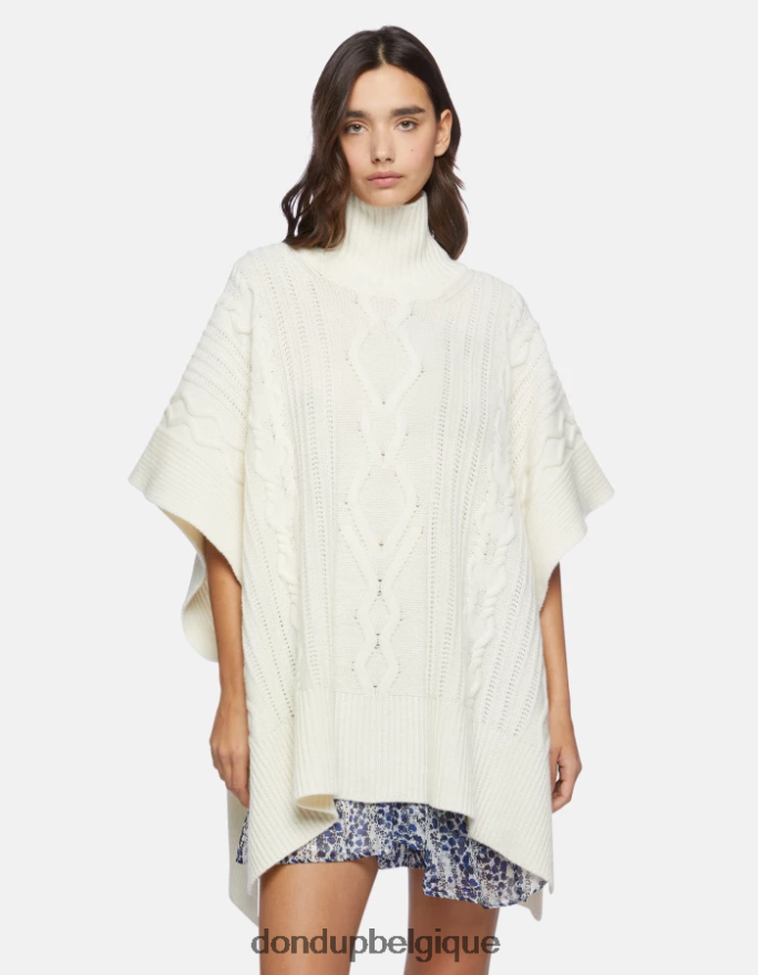 femmes vêtements DONDUP baudet poncho oversize en laine 8826D0310
