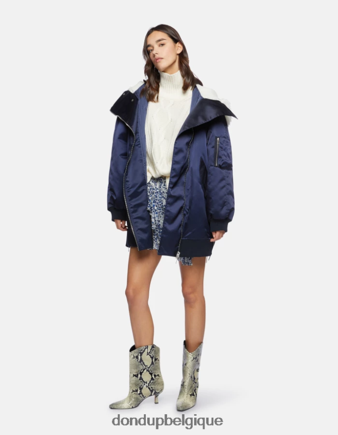 femmes vêtements DONDUP baudet poncho oversize en laine 8826D0310