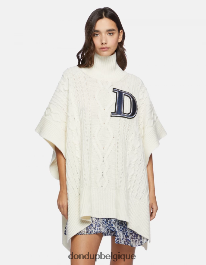 femmes vêtements DONDUP baudet poncho oversize en laine 8826D0328