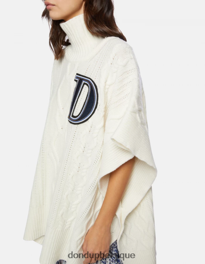 femmes vêtements DONDUP baudet poncho oversize en laine 8826D0328