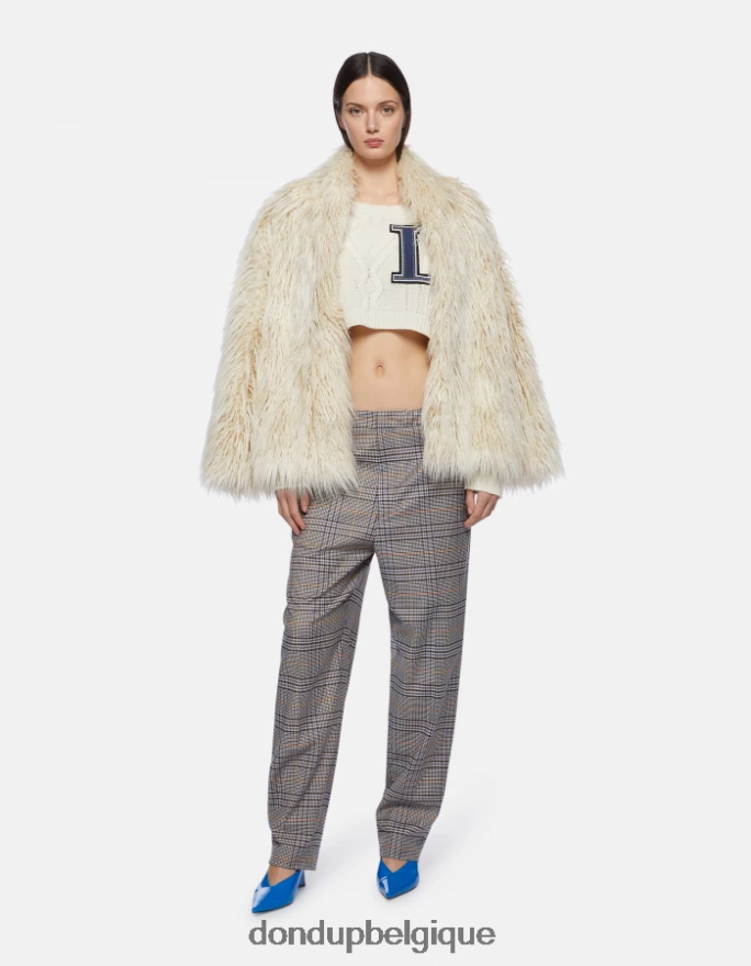 femmes vêtements DONDUP baudet pull à col rond en laine 8826D0326