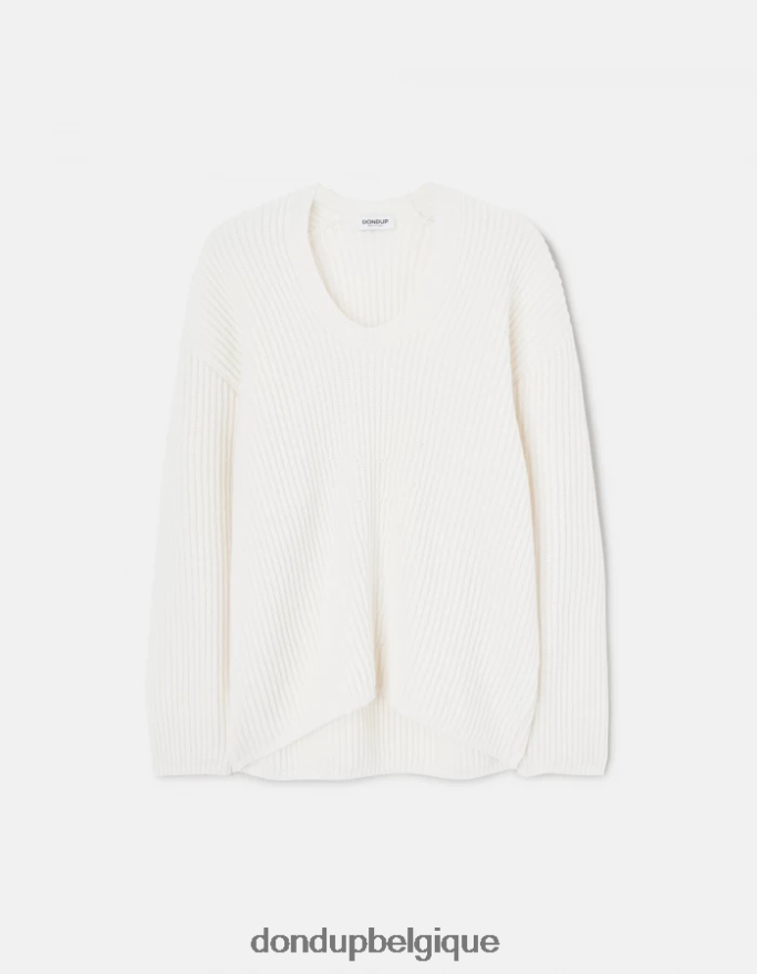 femmes vêtements DONDUP baudet pull à col rond en laine 8826D0335
