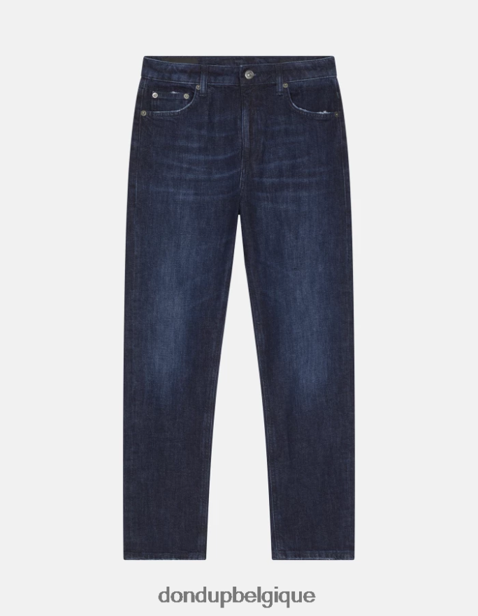 femmes vêtements DONDUP bleu jean coupe classique en denim stretch cindy 8826D09