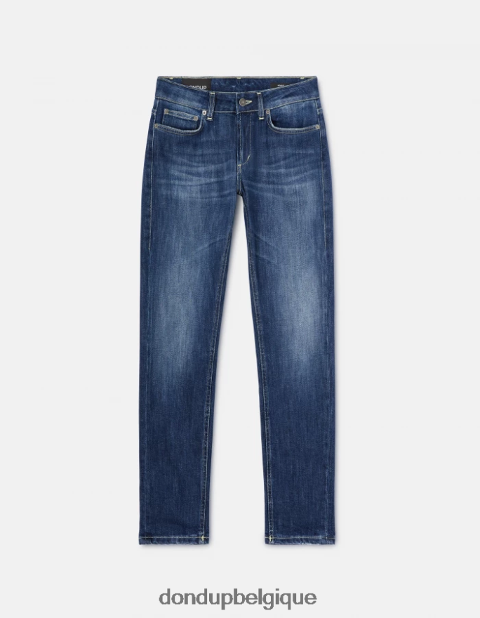 femmes vêtements DONDUP bleu jean monroe skinny en denim stretch 8826D088