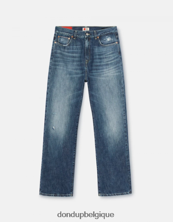 femmes vêtements DONDUP bleu jean yara coupe ample en denim selvedge rigide 8826D0118