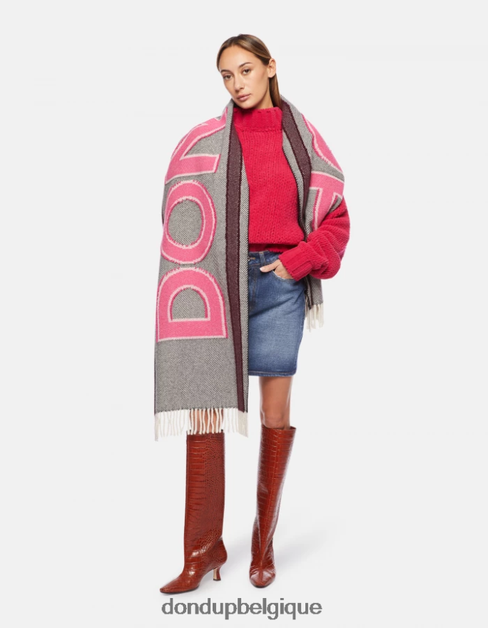 femmes vêtements DONDUP bleu jupe courte en jean rigide 8826D0404