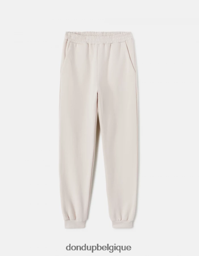 femmes vêtements DONDUP lievito pantalon de jogging coupe classique en molleton 8826D0140