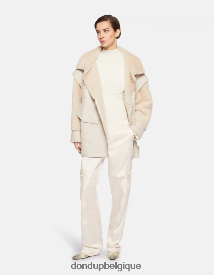 femmes vêtements DONDUP lievito pull slim fit en viscose à col polo 8826D0306