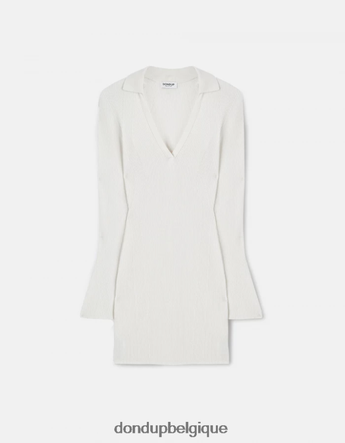 femmes vêtements DONDUP lievito robe courte en viscose 8826D0271