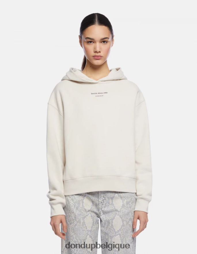 femmes vêtements DONDUP lievito sweat à capuche coupe classique 8826D0425