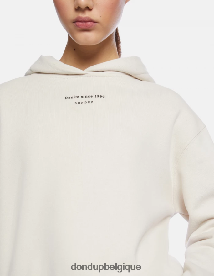 femmes vêtements DONDUP lievito sweat à capuche coupe classique 8826D0425