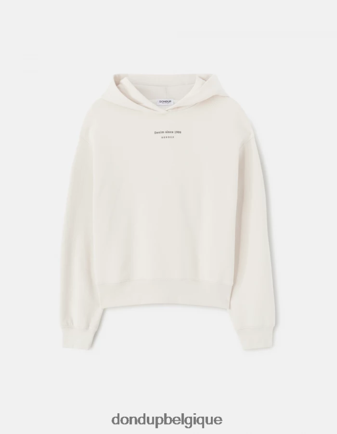 femmes vêtements DONDUP lievito sweat à capuche coupe classique 8826D0425