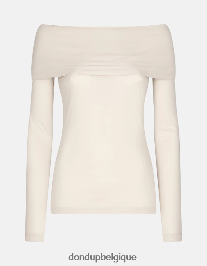 femmes vêtements DONDUP lievito t-shirt coupe slim 8826D0437