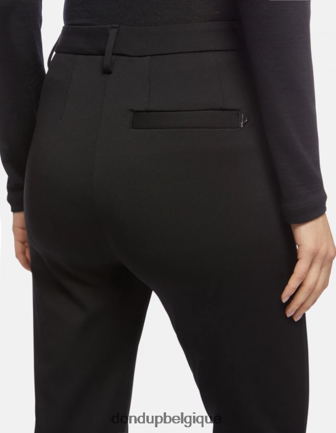 femmes vêtements DONDUP noir Suzi - Pantalon super skinny en jersey 8826D0124