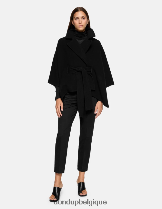 femmes vêtements DONDUP noir pantalon 27 pouces coupe carotte en coton ariel 8826D0165