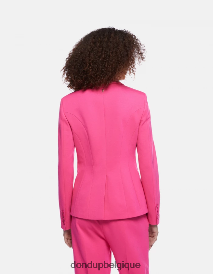 femmes vêtements DONDUP orchidée blazer à simple boutonnage 8826D0381