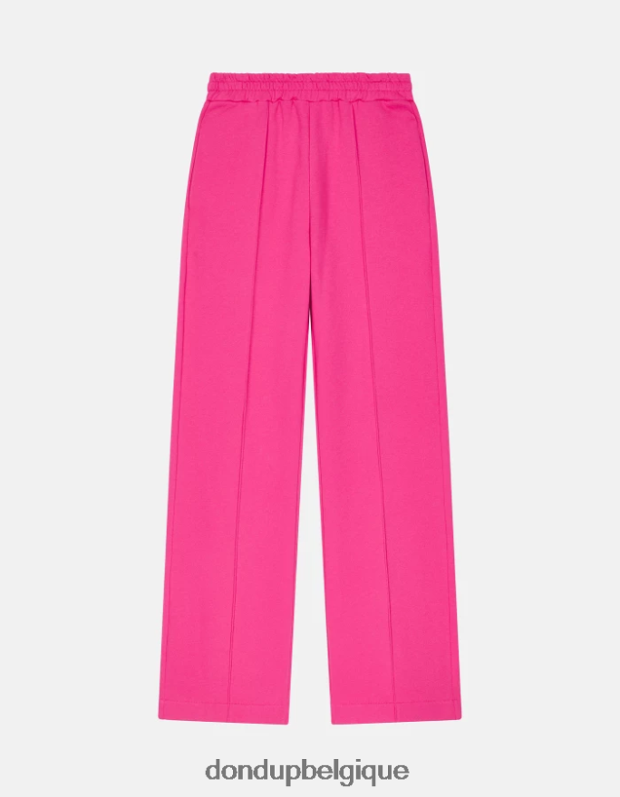 femmes vêtements DONDUP orchidée pantalon large en polaire 8826D0187