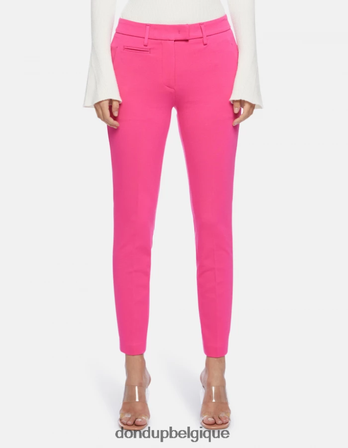 femmes vêtements DONDUP orchidée pantalon slim en jersey parfait 8826D0126