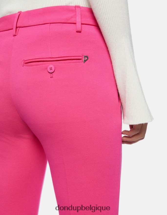femmes vêtements DONDUP orchidée pantalon slim en jersey parfait 8826D0126