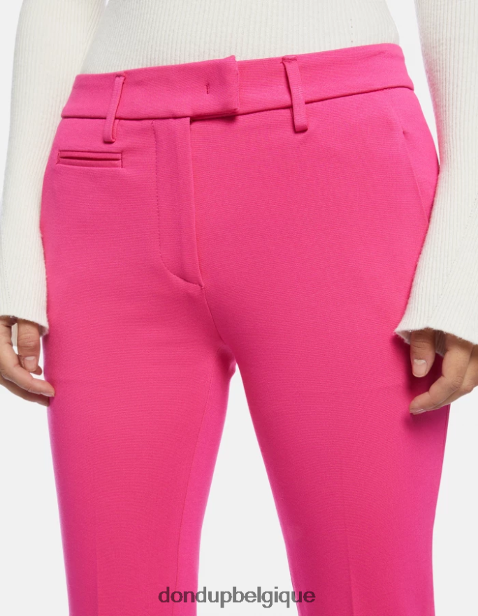 femmes vêtements DONDUP orchidée pantalon slim en jersey parfait 8826D0126