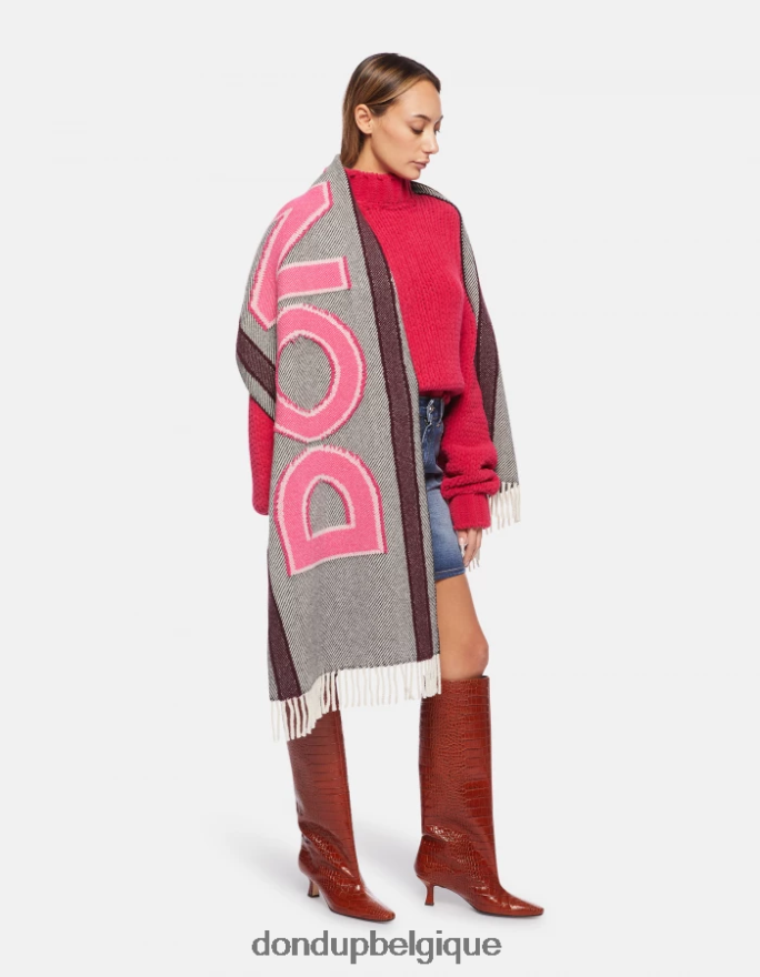 femmes vêtements DONDUP orchidée pull à col rond en chenille 8826D0325