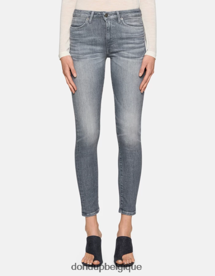 femmes vêtements DONDUP topo Jean super skinny iris en denim stretch 8826D010
