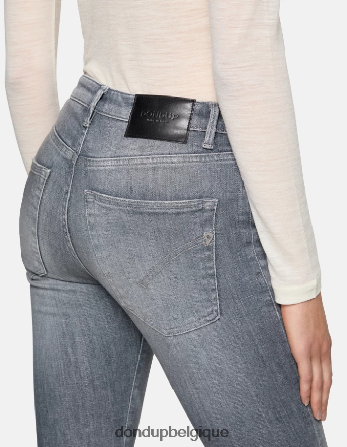 femmes vêtements DONDUP topo Jean super skinny iris en denim stretch 8826D010