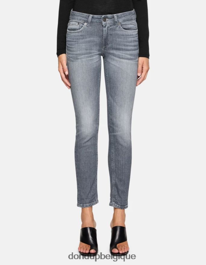 femmes vêtements DONDUP topo jean monroe skinny en denim stretch 8826D022