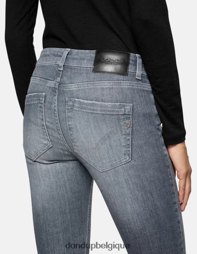 femmes vêtements DONDUP topo jean monroe skinny en denim stretch 8826D022